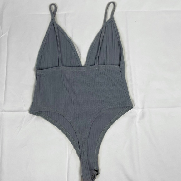 Purple Tank Thong Bodysuit - Picture 2 of 5